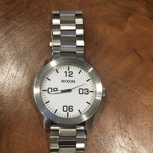 NIXON men’s stainless steel watch “THE CORPORAL”